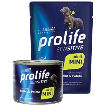 Prolife - Sensitive Adult Mini Rabbit & Potato 200gr.x6 - 