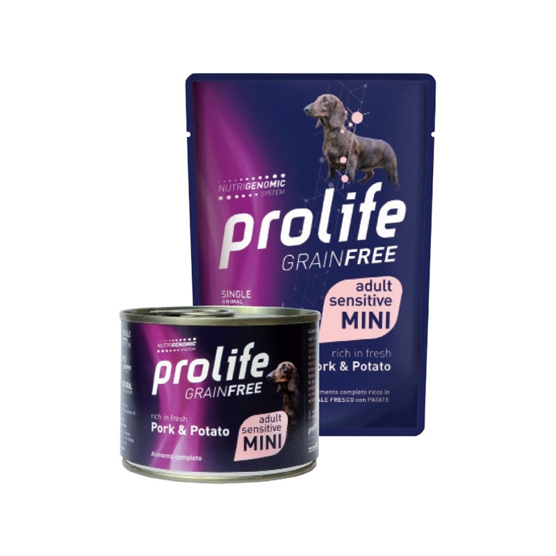 Prolife - Grain Free Adult Mini Sensitive Pork & Potato 200GR - 