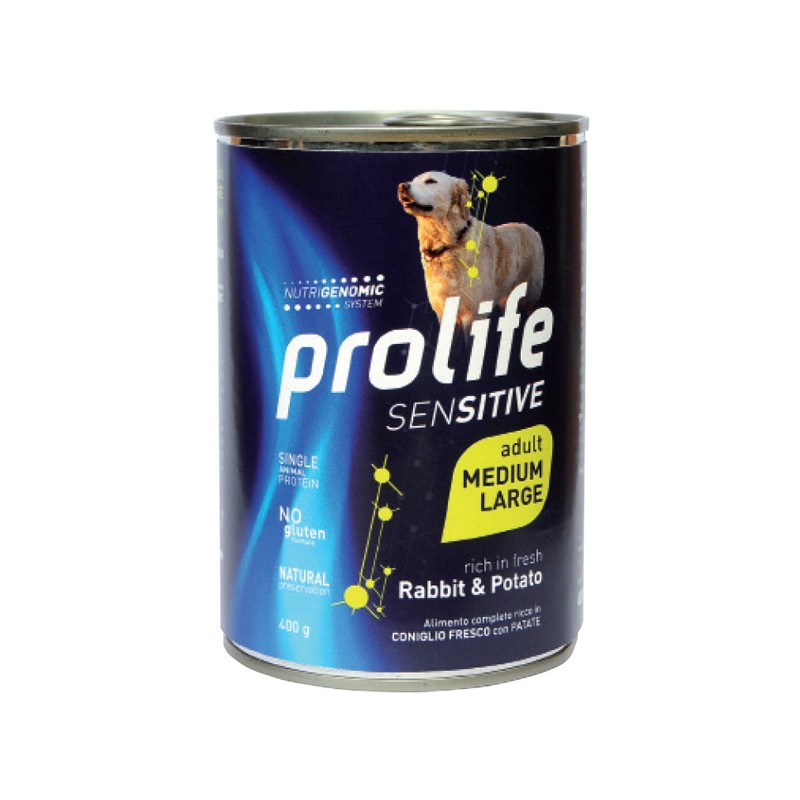 Prolife - Sensitive Adult Medium/Large Rabbit & Potato 400GR - 