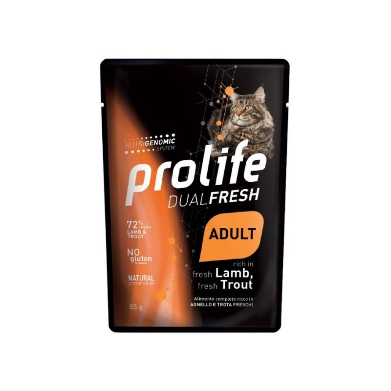 Prolife - Dual Fresh Adult Lamb Trout 12x85gr - 