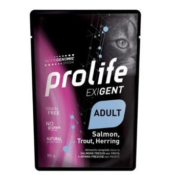 Prolife - Exigent Adult Lachsforelle und Hering 12x85gr