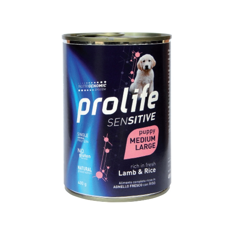 Prolife - Sensitive Puppy Medium/Large Lamm & Reis 400gr - 