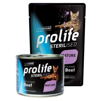 Prolife - Sterilised Grain Free Mature Beef 12x85gr