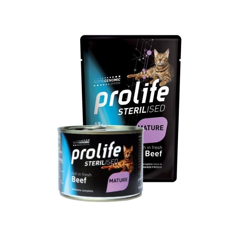 Prolife - Sterilised Grain Free Mature Beef 12x85gr - 