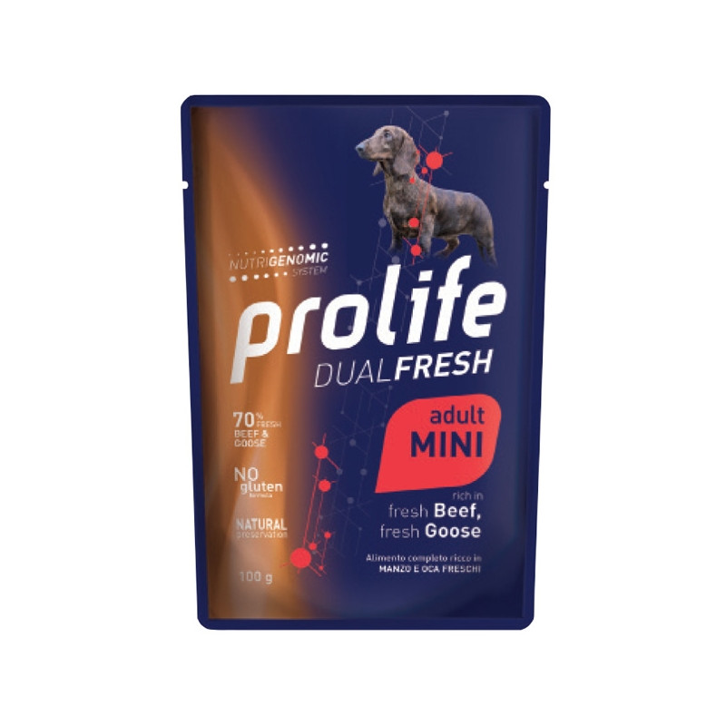 Prolife - Dual Fresh Adult Mini Beef & Goose 100gr - 