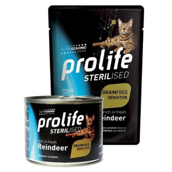 Prolife - Sterilised Grain Free Adult Reindeer 200gr