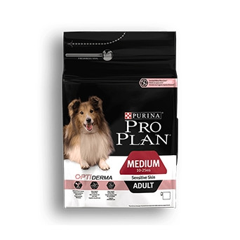 Nestle‘ Purina – Pro Plan Adult Medium Sensitive Skin Optiderma con Salmone e Riso 14 kg