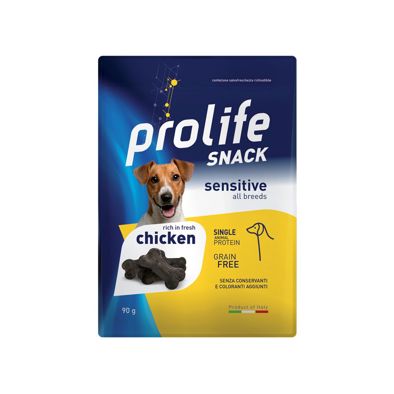 Prolife - Snack Sensitive Grain Free al Pollo 90gr - 