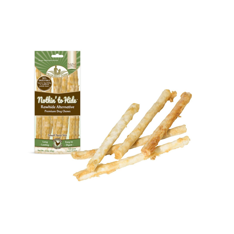 FARM COMPANY NOTHING TO HIDE Snack per cani stick twist al pollo 12,5 cm. - 