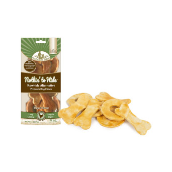 FARM COMPANY NOTHING TO HIDE Snack per cani ossi e ciambelle al pollo 12 pz. - 