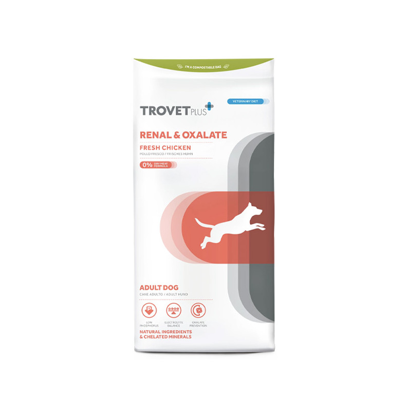 Trovet - Plus Adult Renal & Oxalate Pollo Fresco 3kg. - 