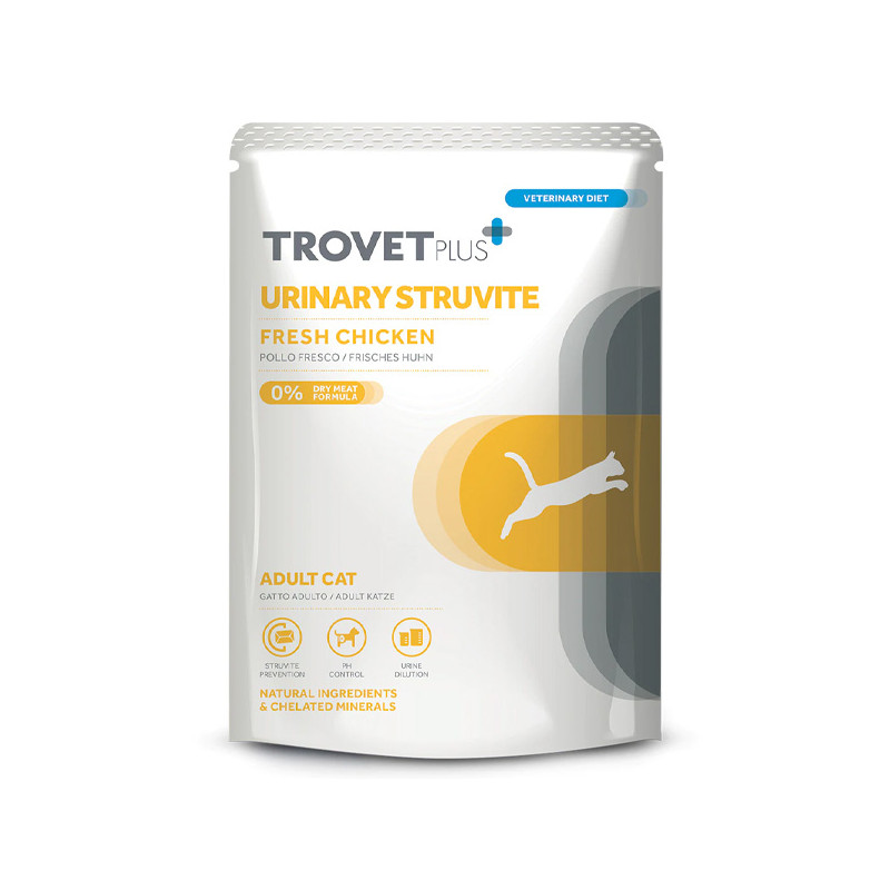 Trovet - Plus Cat Adult Urinary Struvite Fresh Chicken 85 gr. - 