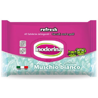 INODORINA SALVIETTE MUSCHIO BIANCO 40 pz. - 