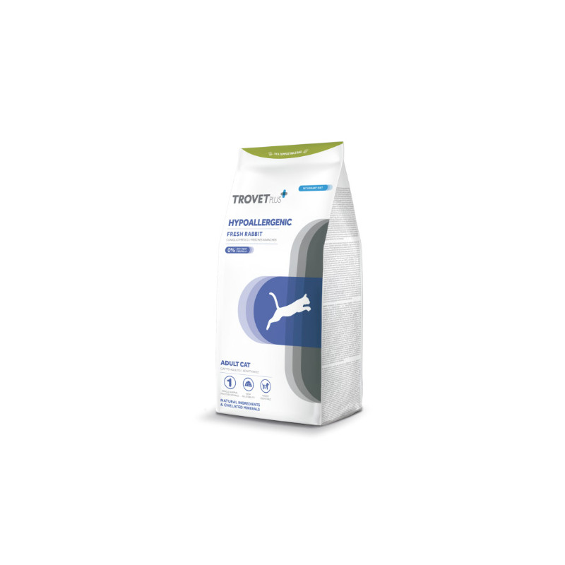 Trovet - Plus Cat Adult Hypoallergenic Coniglio Fresco 2.5Kg - 