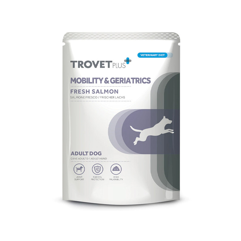 Trovet - Plus Dog Adult Mobility & Geriatrics Salmone Fresco 85gr - 