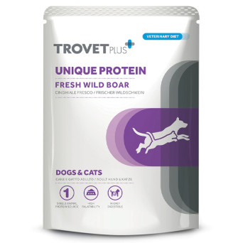 Trovet - Plus Dog Adult Unique Protein Cinghiale Fresco 100gr - 