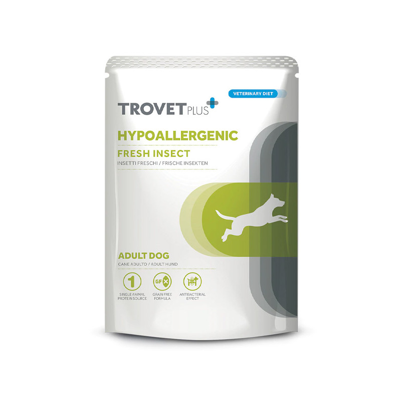 Trovet - Plus Hypoallergenes Insetto Fresco für Hunde, 100 g - 