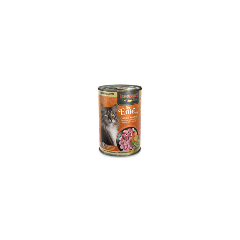 LEONARDO SUPERIOR can Duck with Chicken & Carrots 400 Gr - 