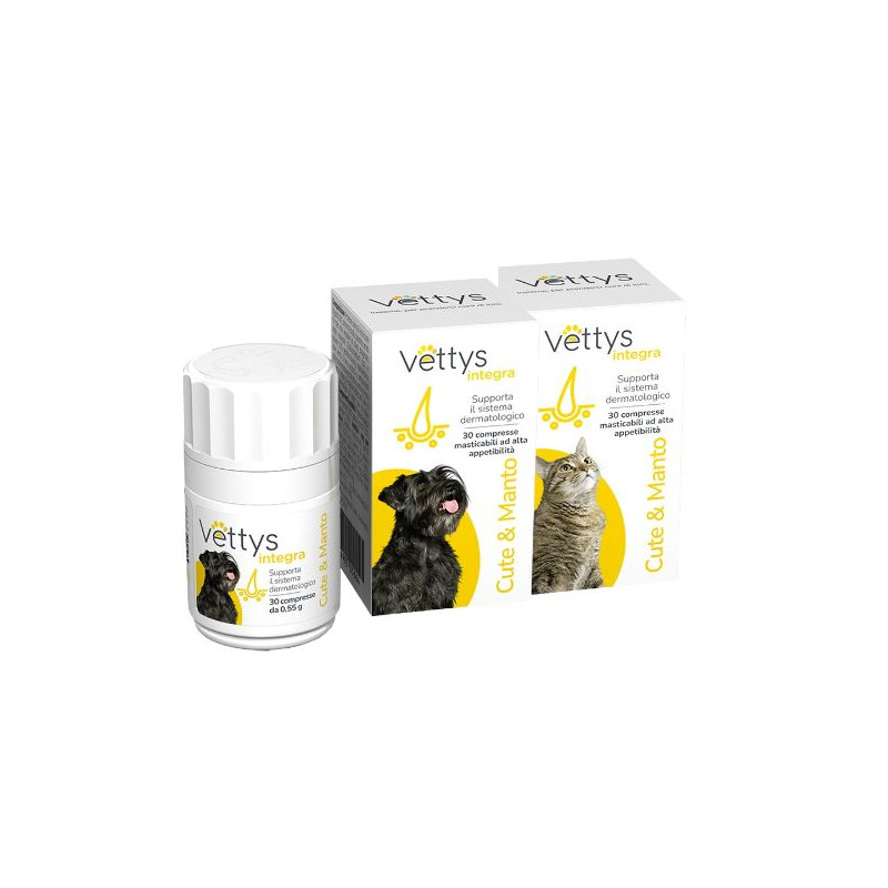 Pharmaidea - Vettys Integra Cute & Manto 30 cpr Gatto - 