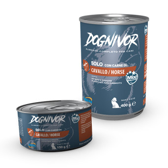 Drn - Dognivor Adult Horse Kartoffeln und Karotten 400gr