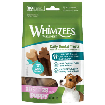 Whimzees-Puppy snack vegetale per pulizia dentale - 