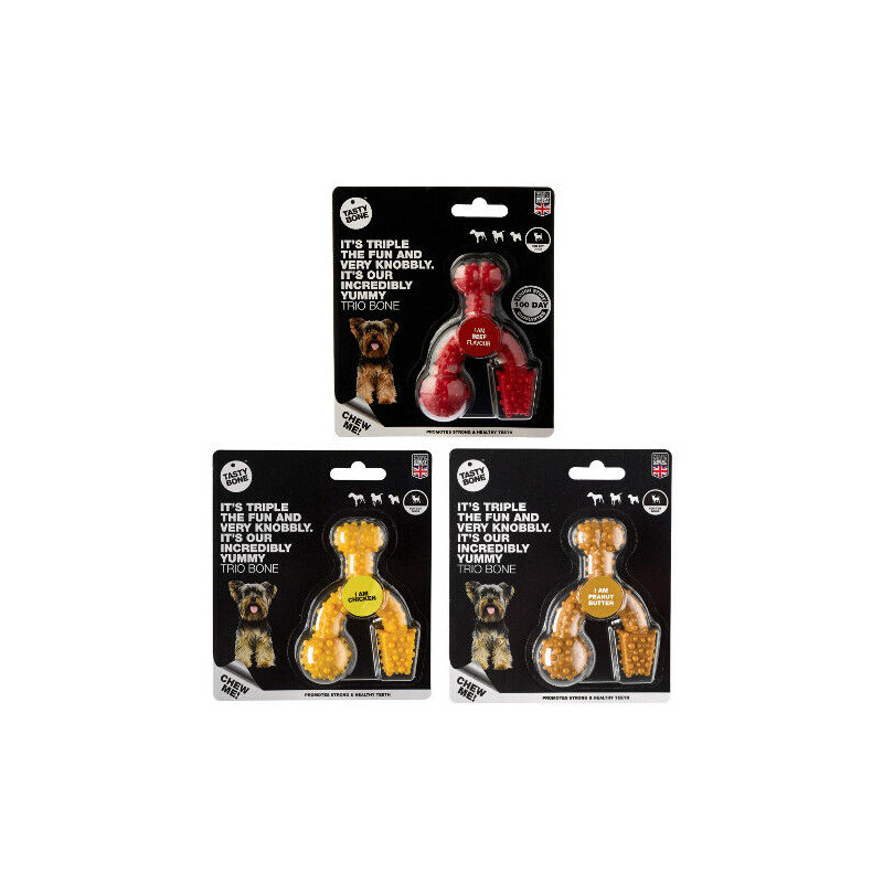 tastybone - Nylon Trio Bone Toy Chicken - 