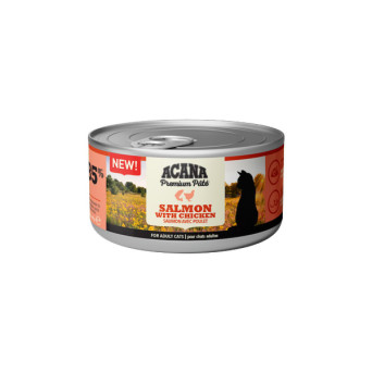 Acana - Premium-Paté mit Lachs und Huhn für ausgewachsene Katzen, 85 g - 