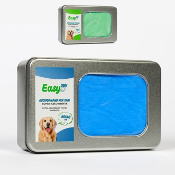 Easypu - EasyDry Towel for Dogs Color Green | 66 X 43 cm - 