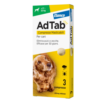 AdTab Hunde 11-22 kg 3 Tabletten (450 mg)