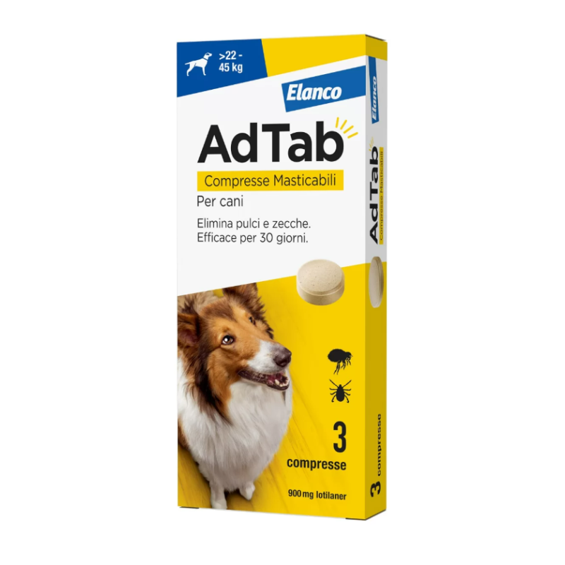 AdTab Hunde 22-45 kg 3 Tabletten (900 mg) - 