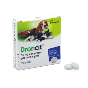 Bayer Animal Health - Droncit 2 Cpr 50 Mg Dogs And Cats