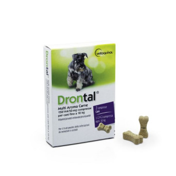 Vetoquinol - Drontal Multi Aroma Carne 2 compresse - 