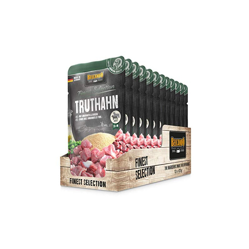 Belcando Truthahn mit Amaranth und Erbsen 12x125 gr. (Beutel) - 