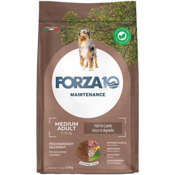 Forza10 Dog Adult Medium Maintenance Lamb Rice 12,5 kg - 