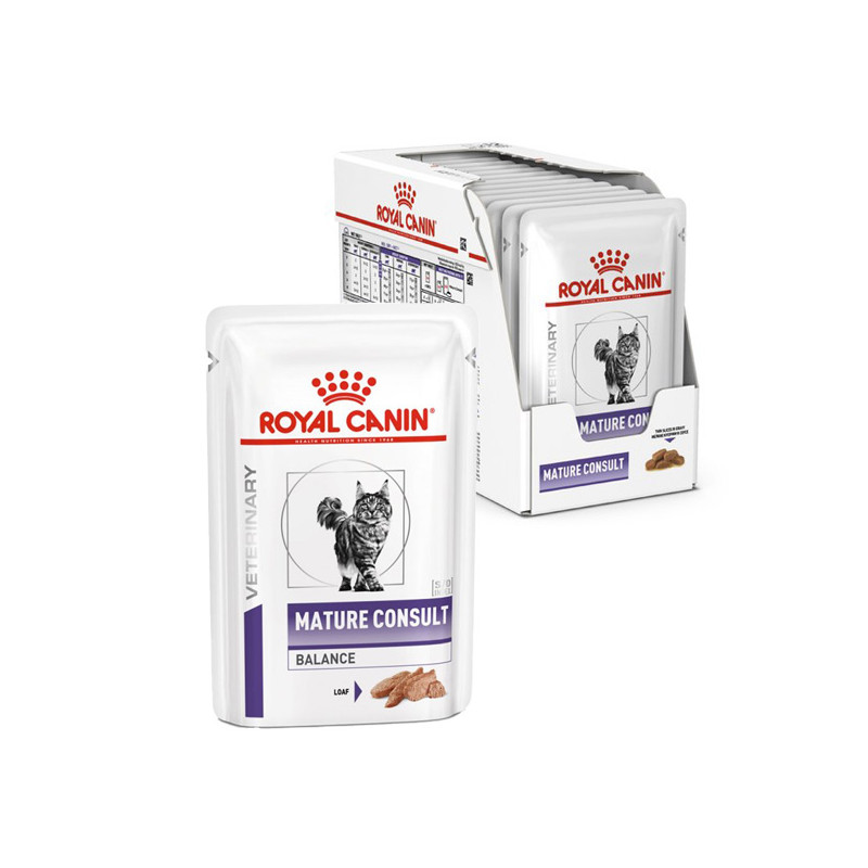 Royal Canin - VET DIET mature cat consult 12X85 gr. - 