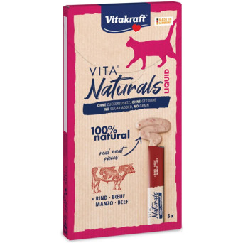 Vitakraft - Vita naturals cat liquid snack beef and chicken - 