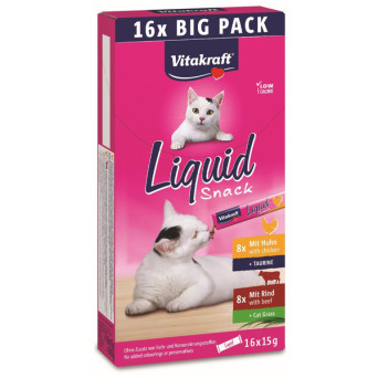 Vitakraft - Cat Liquid snack multipack doppio gusto - 