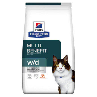 Hill's Pet Nutrition - Prescription Diet w/d Digestive/Weight Diabetes Management 3KG