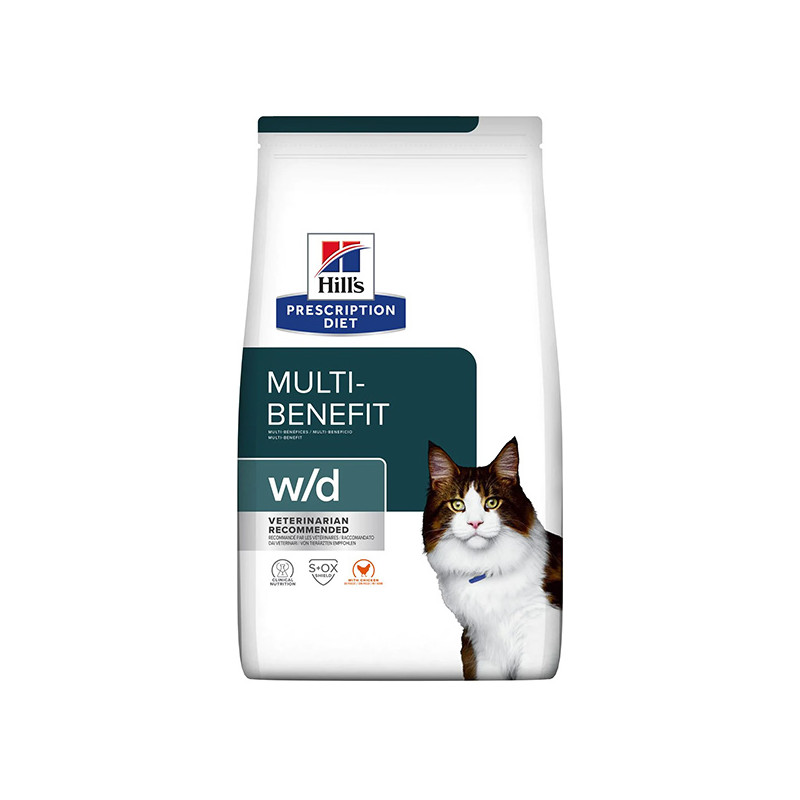 Hill's Pet Nutrition - Prescription Diet w/d Digestive/Weight Diabetes Management 3KG - 