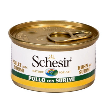 SCHESIR Filetti di Pollo con Surimi in Gelatina 85 gr.