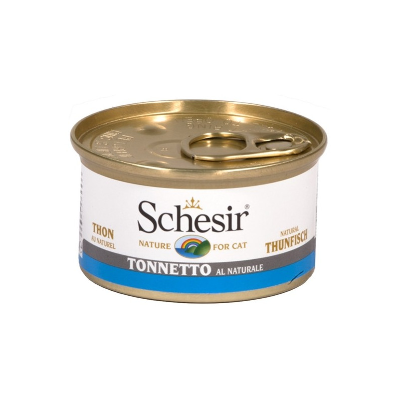 Schesir Gatto Tonnetto al Naturale in Acqua di Cottura  85 gr. - 