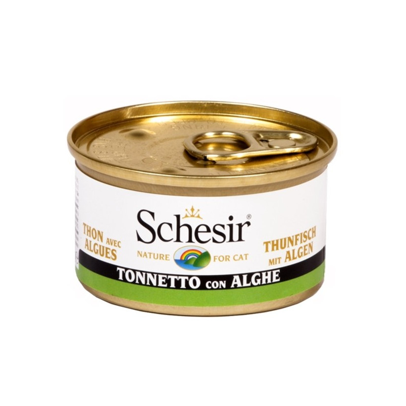 Schesir Gatto Tonnetto con Alghe in Gelatina 85 gr. - 