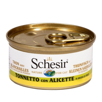 Schesir Gatto Tonnetto mit Sardellen in Brühe 70 gr.