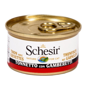 Schesir Cat Tuna with Shrimps in Jelly 85 gr.