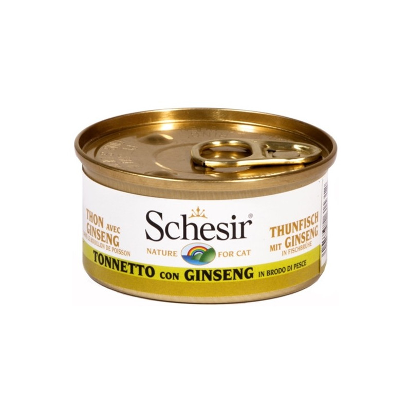 Schesir Gatto Tonnetto con Ginseng in Brodo 70 gr. - 