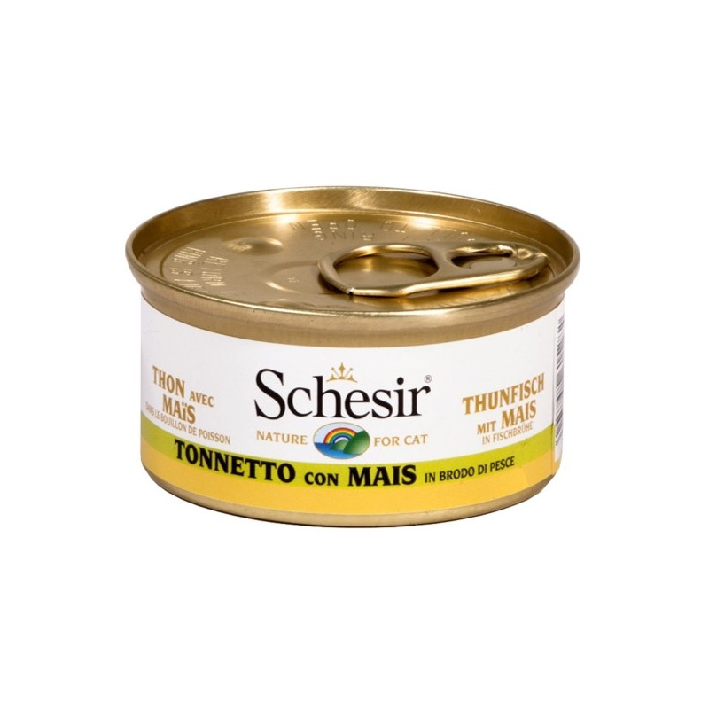 Schesir Gatto Tonnetto con Mais in Brodo 70 gr. - 