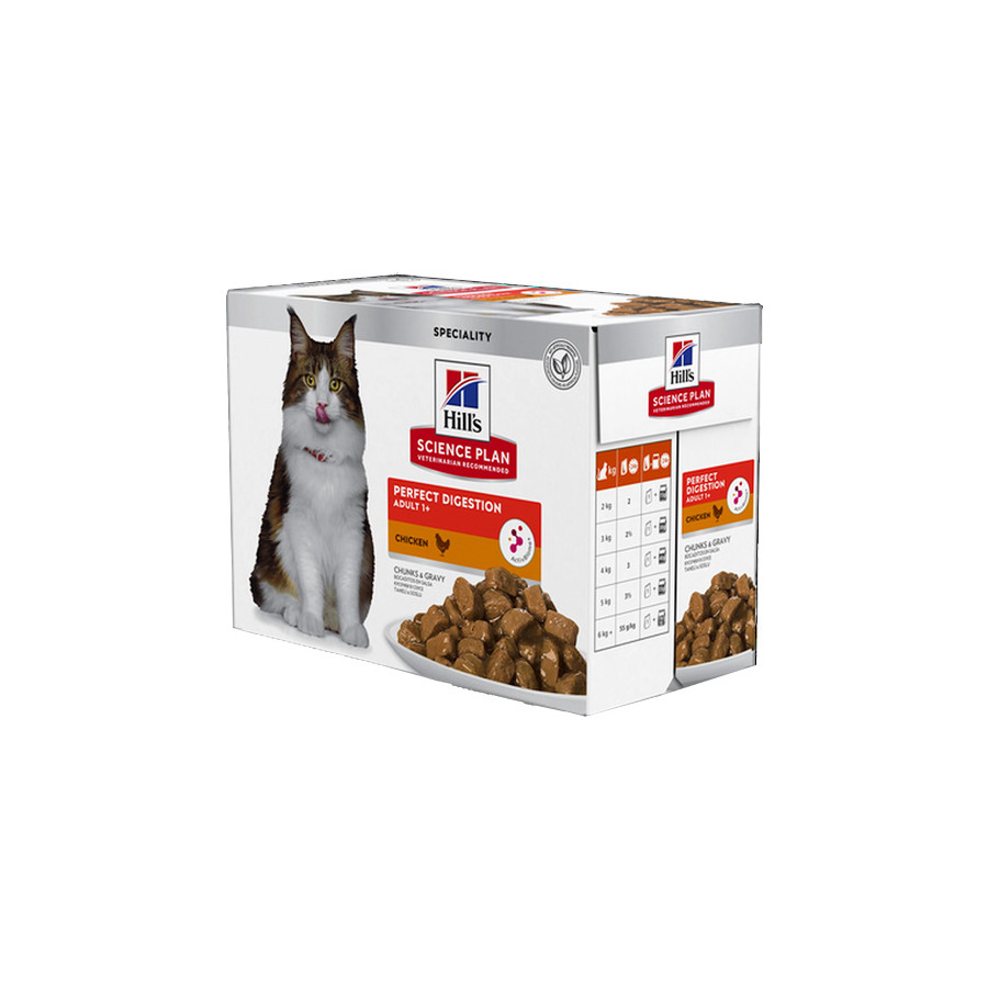 Hill's - Perfect digestion adult 1+ pollo 85 gr. - 