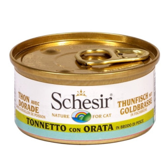 Schesir Gatto Tonnetto con Orata in Brodo 70 gr. - 