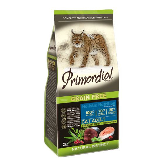 Primordial - adult gatto salmone e tonno 2 kg