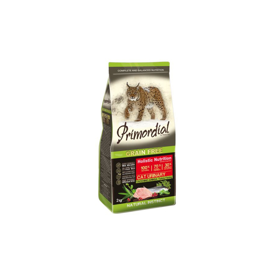 Primordial - adult gatto grain free urinary 2 kg - 
